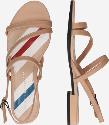 Sandales à lanières TOMMY HILFIGER en beige