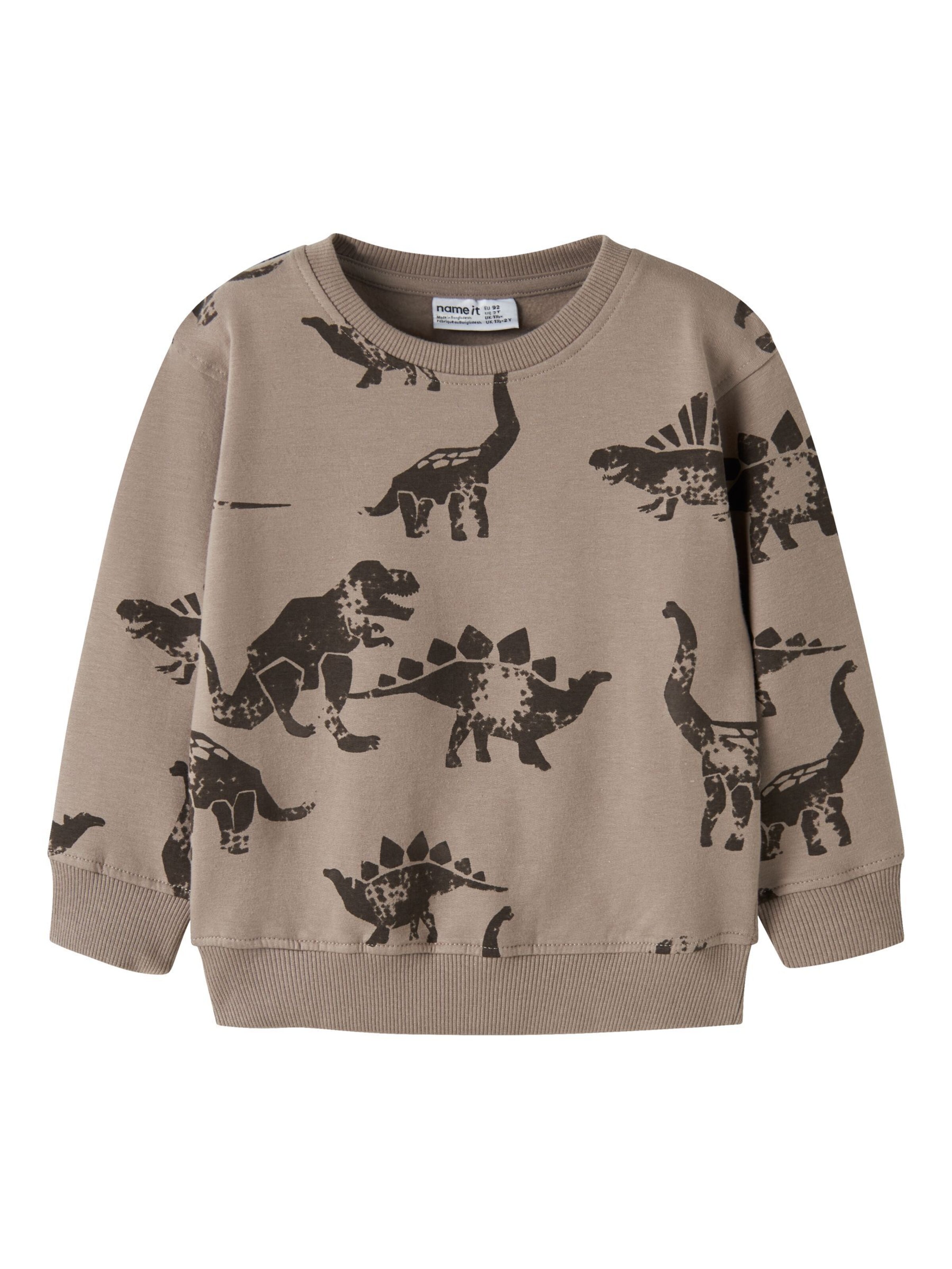 NAME IT Sweatshirt in Bruin: voorkant