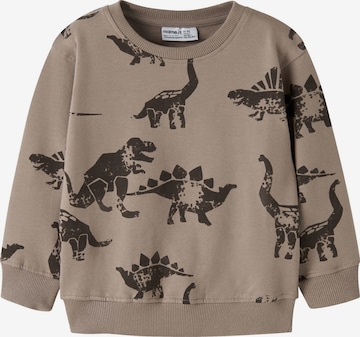 NAME IT Sweatshirt in Bruin: voorkant