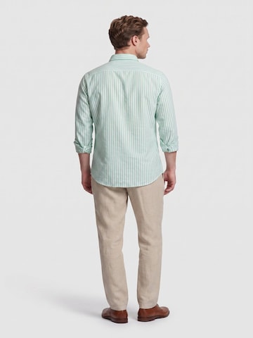 D’S Damat Regular fit Overhemd in Groen