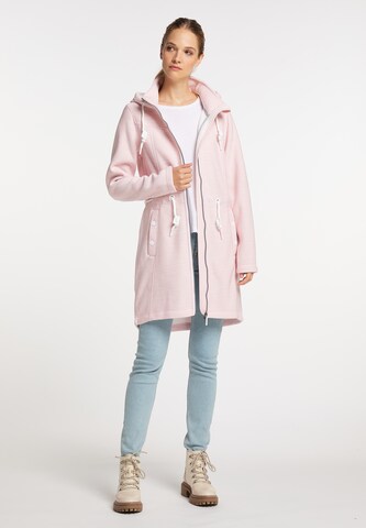 Cappotto in maglia di ICEBOUND in rosa