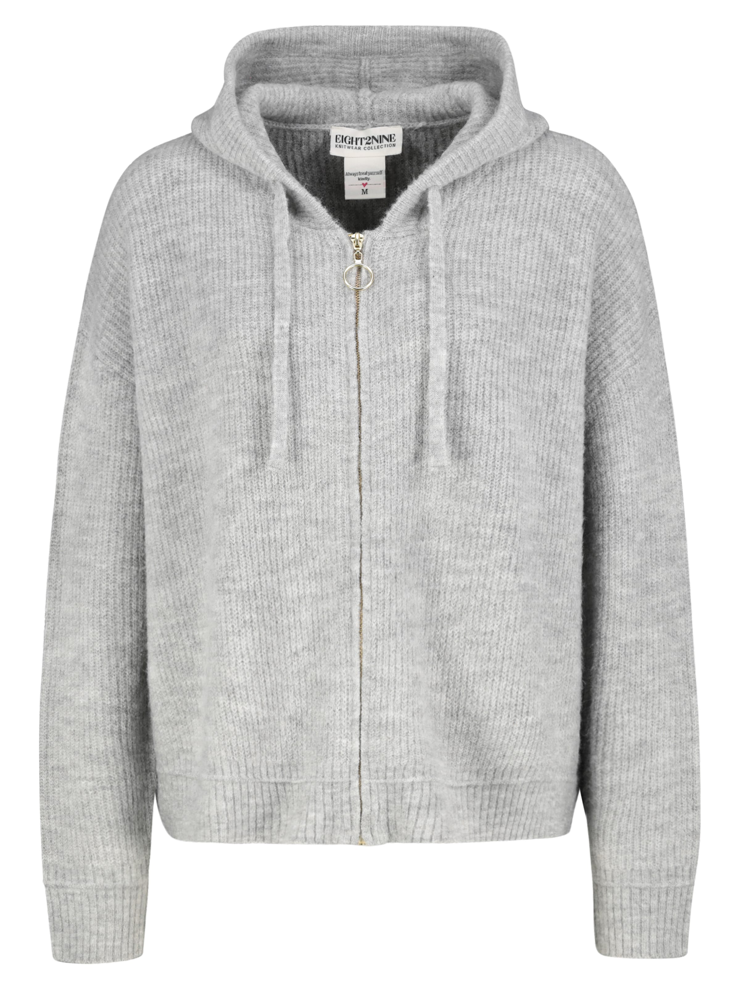 Eight2Nine Knit cardigan in Grey: front