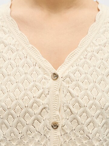 Cardigan 'OBJNOA' OBJECT en beige