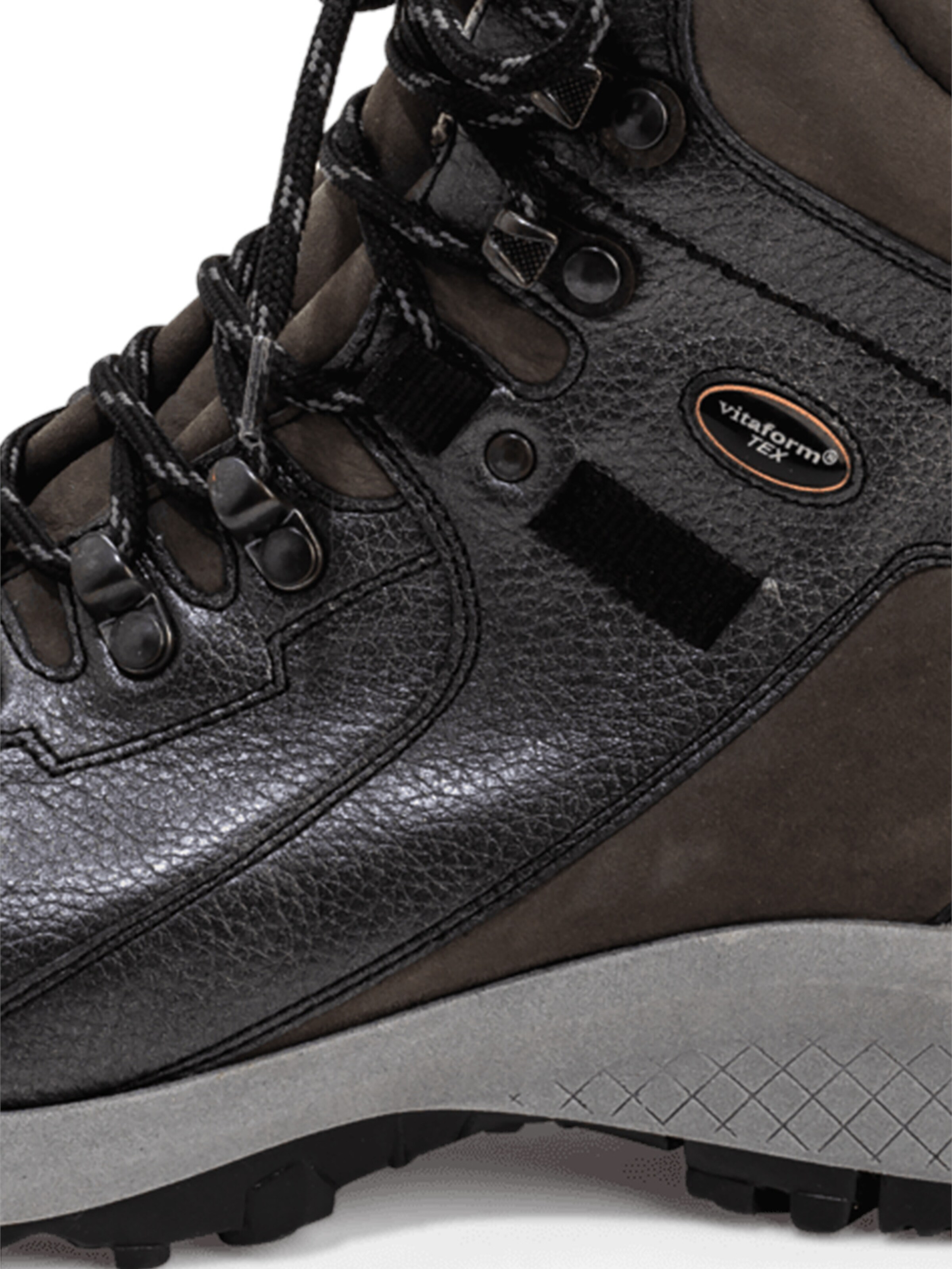 VITAFORM Schnürstiefelette in Grau