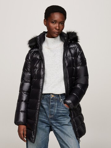 TOMMY HILFIGER Mantel 'TYRA' in Schwarz: Vorderseite