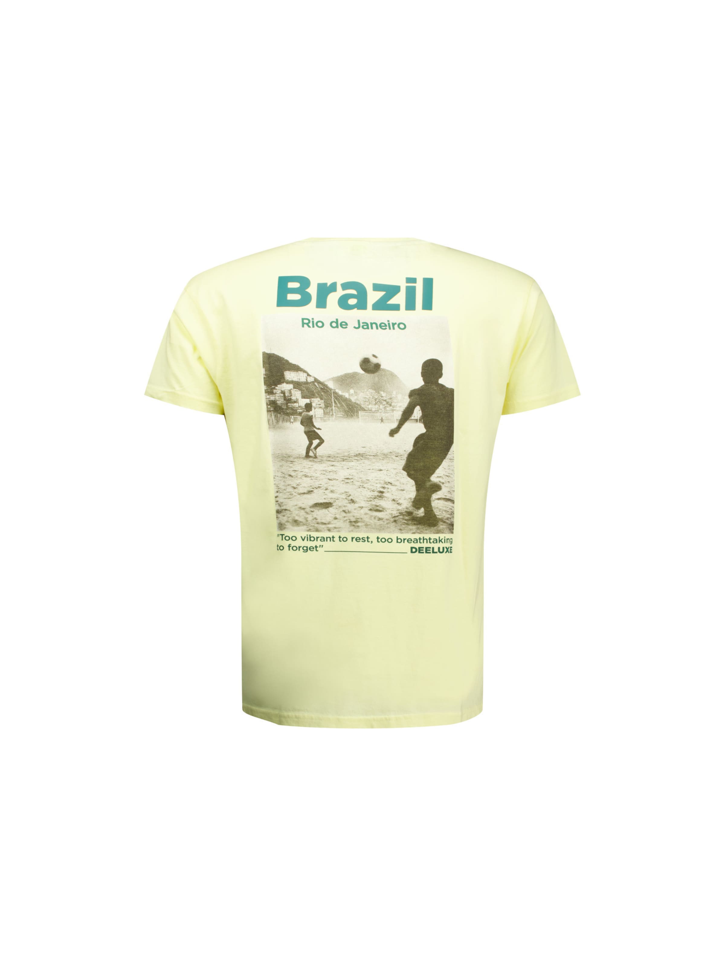 T-Shirt 'Janeiro' Deeluxe en jaune