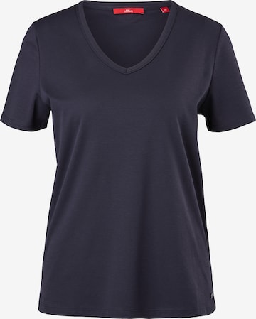 s.Oliver Shirt in Blauw: voorkant