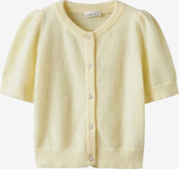 NAME IT Cardigan i gul: forside