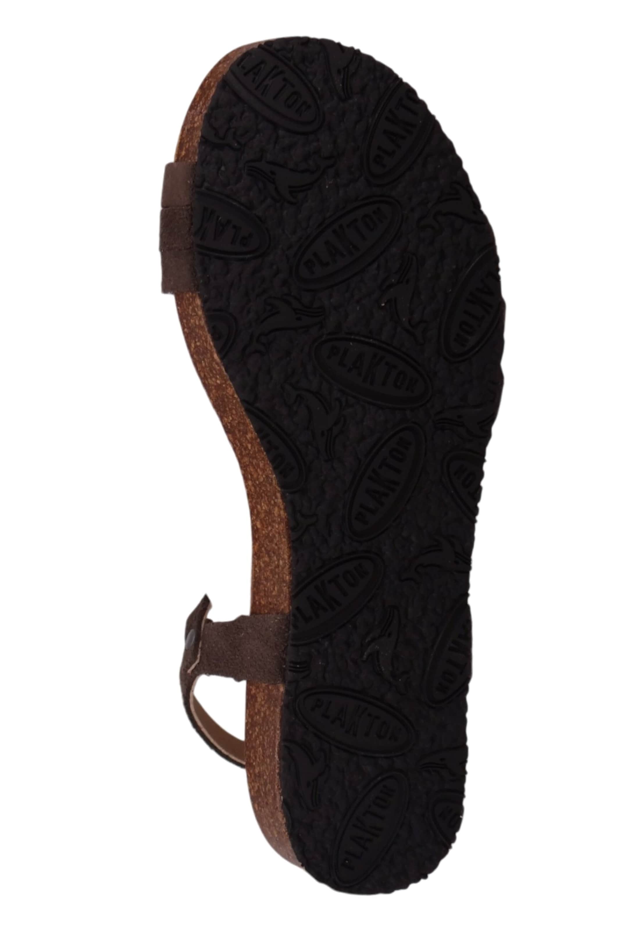 Plakton - Sandálias com tiras 'Fran Alou' em preto