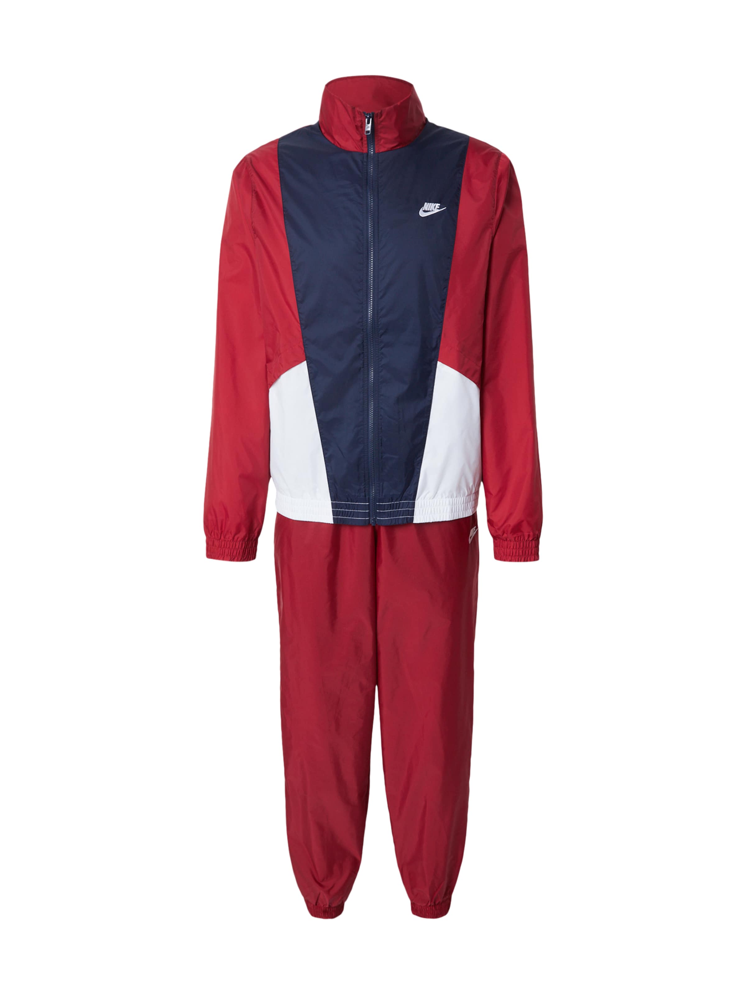 Nike Sportswear Joggingová souprava 'CLUB' – červená: přední strana