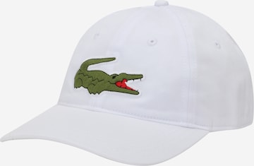 LACOSTE Cap in White: front