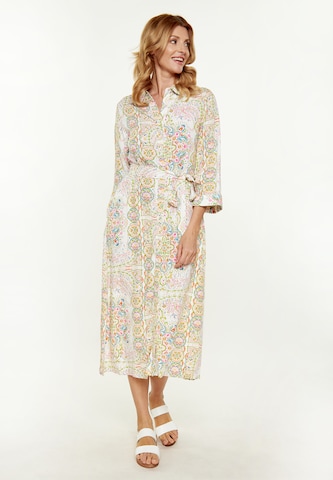 Usha Shirt dress 'Fashion Look' in White