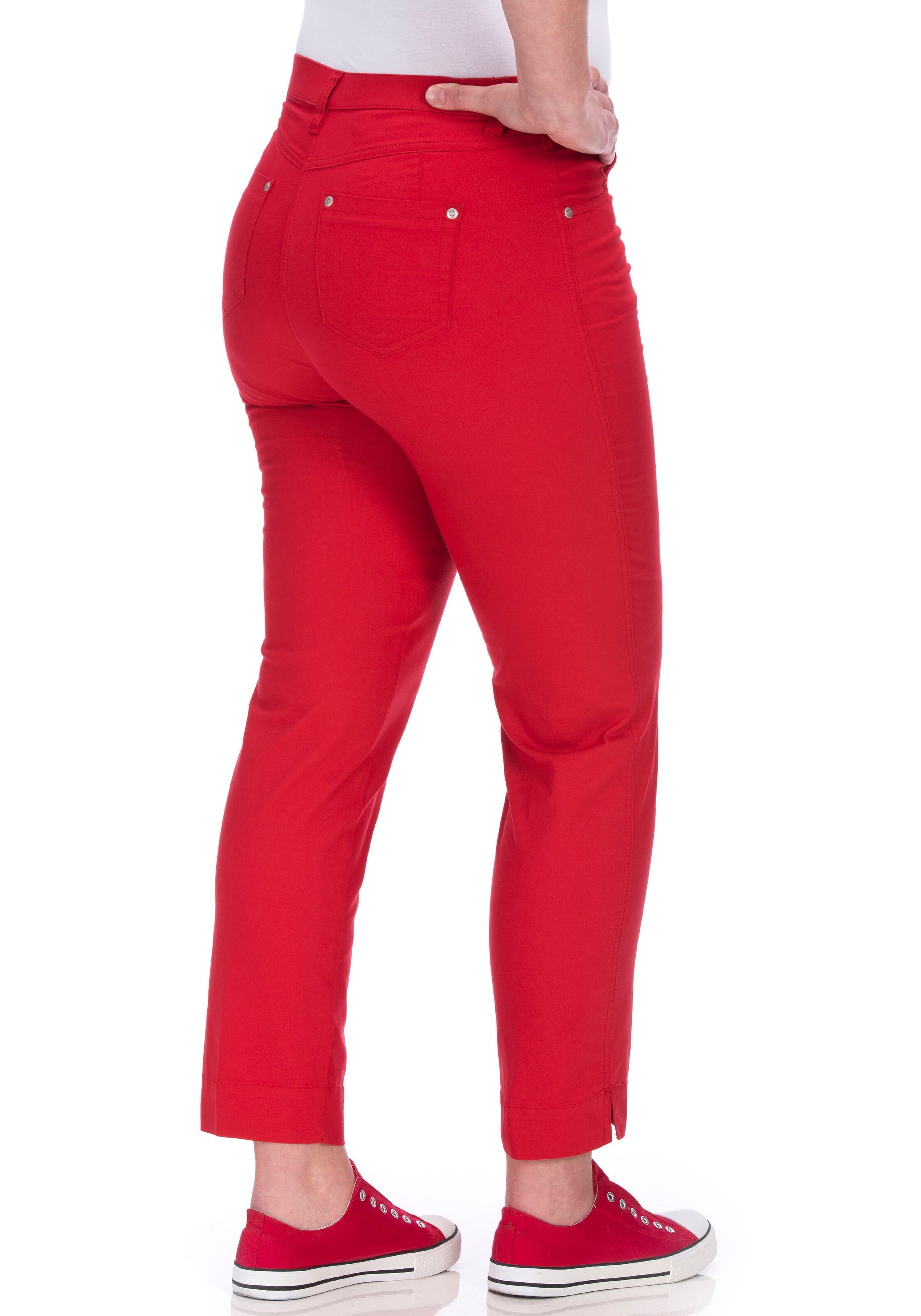 KjBRAND Slim fit Chino Pants in Red