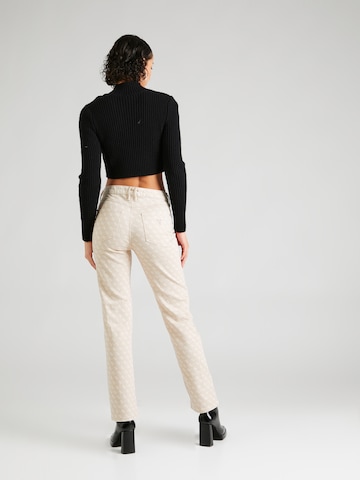 GUESS Regular Broek '1981' in Beige