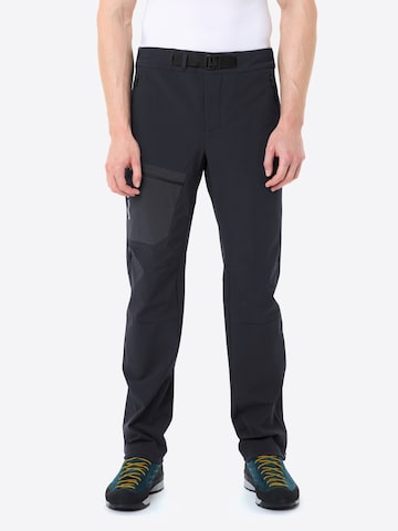 VAUDE Regular Outdoor trousers 'Badile III' in Black: front