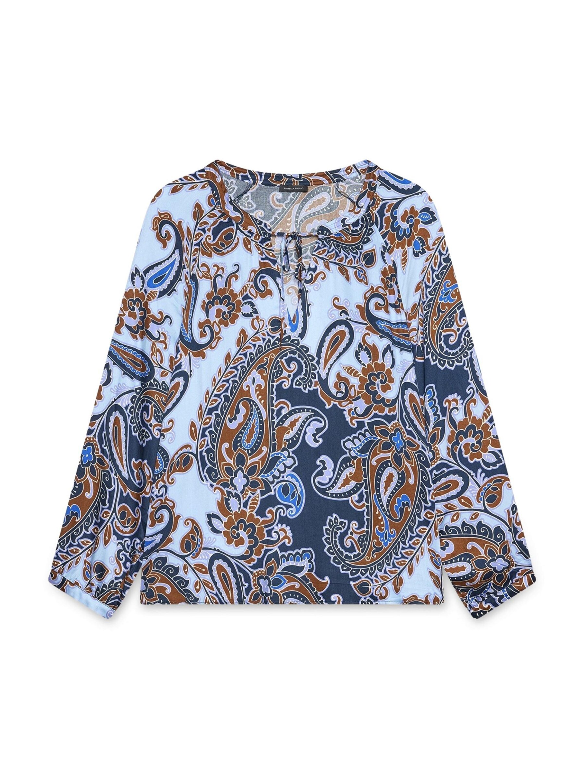 Fiorella Rubino Blouse in Blue: front