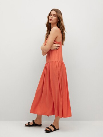 MANGO Zomerjurk 'SALMA' in Oranje