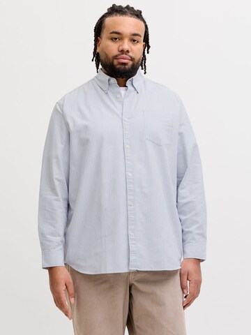 Coupe regular Chemise JACK & JONES en bleu : devant