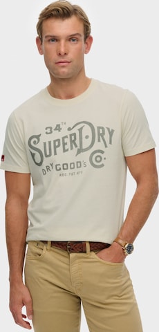 Superdry & Co Shirt 'Heritage' in Wit: voorkant