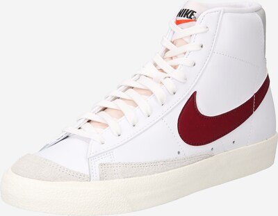Nike Sportswear Sneakers hoog 'Blazer Mid '77 Vintage' in de kleur Lichtgrijs / Rosa / Bourgogne / Wit, Productweergave