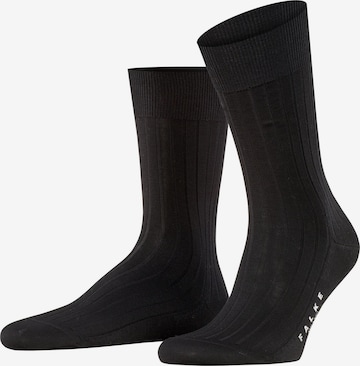 FALKE Socken 'Milano' in Schwarz: Vorderseite