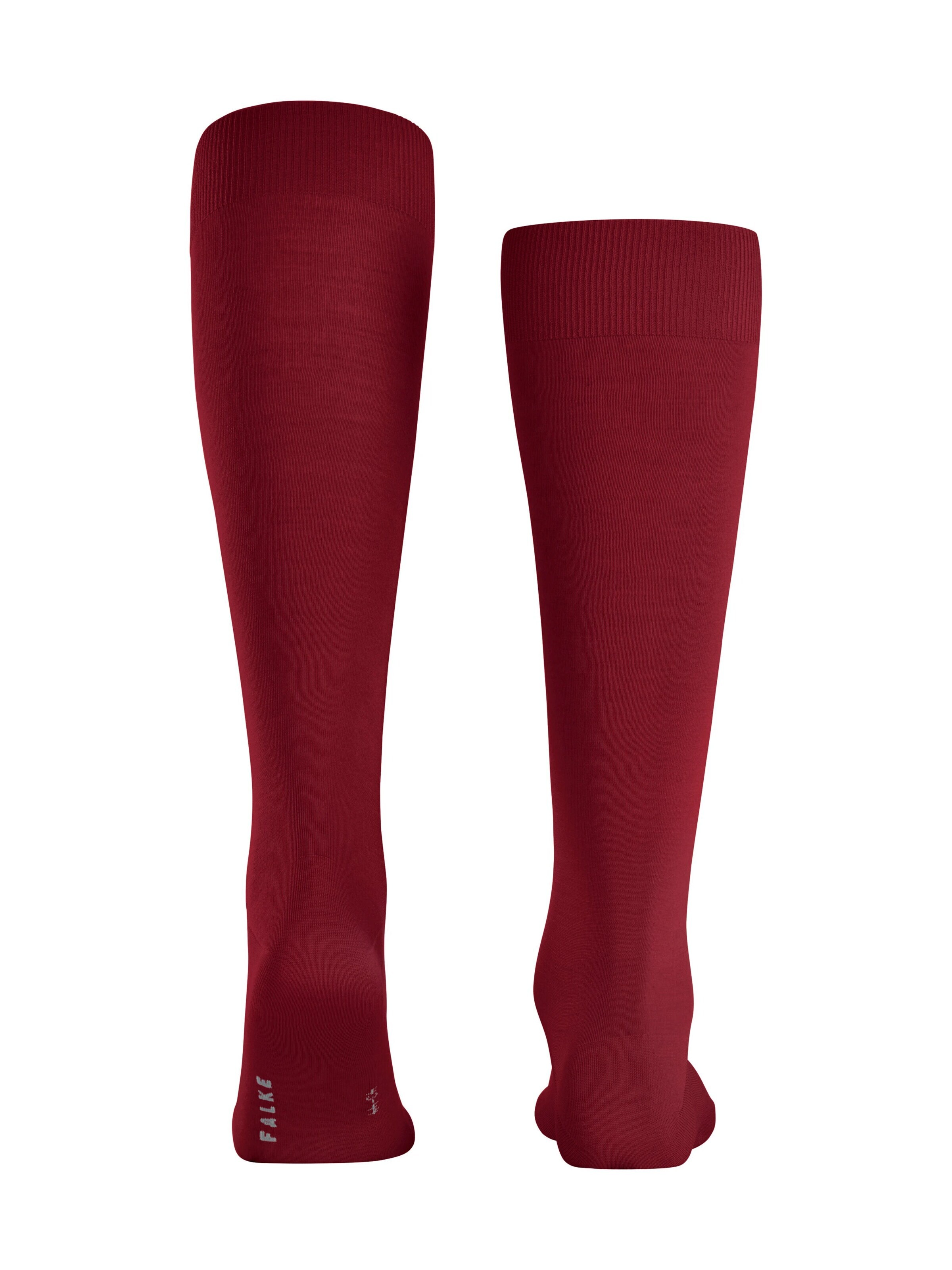 FALKE Knee High Socks 'ClimaWool' in Red