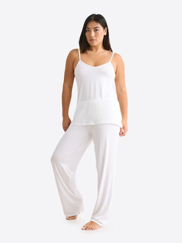 Pantalon de pyjama ' LIGHT TOUCH' Erlich Textil en blanc