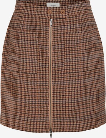 OBJECT Skirt 'PINA' in Brown: front