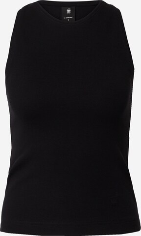 G-Star RAW Top in Zwart: voorkant