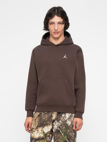 Jordan Свитшот 'Brooklyn Fleece' в Коричневый: спереди