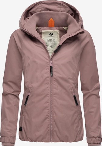 Ragwear Weatherproof jacket 'Dizzie' in Purple: front