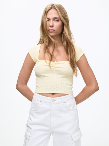 Pull&Bear Paita värissä keltainen: etupuoli