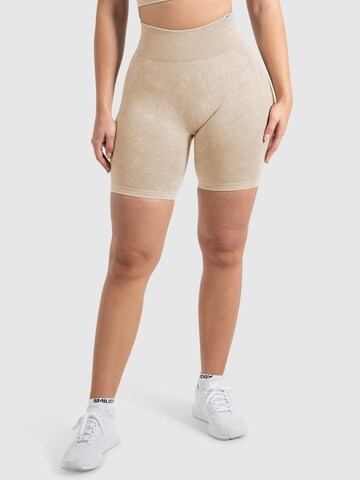 Smilodox Slim fit Leggings ' Ruth ' in Beige: front