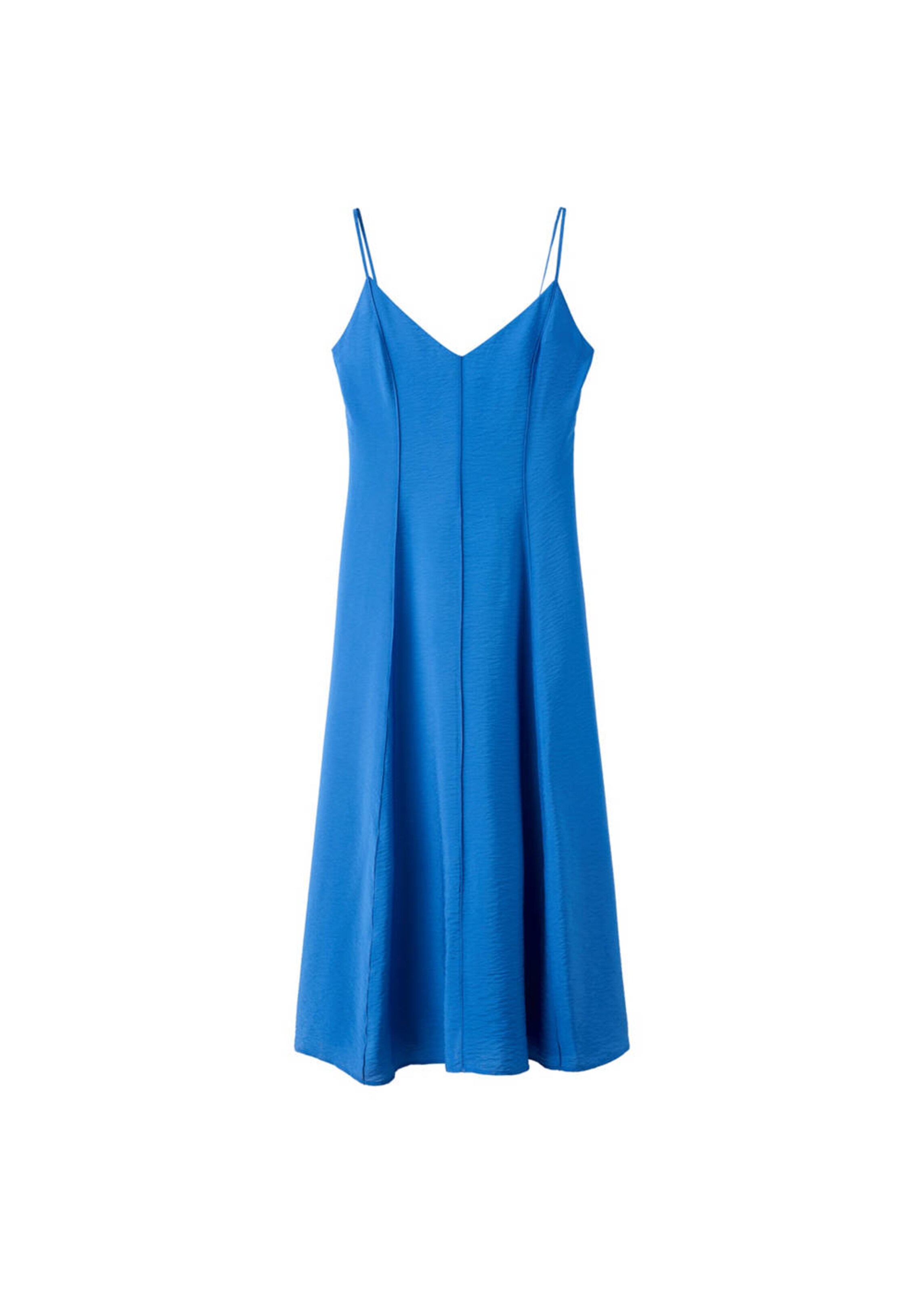 MANGO Kleid 'Spring' in Blau: Vorderseite