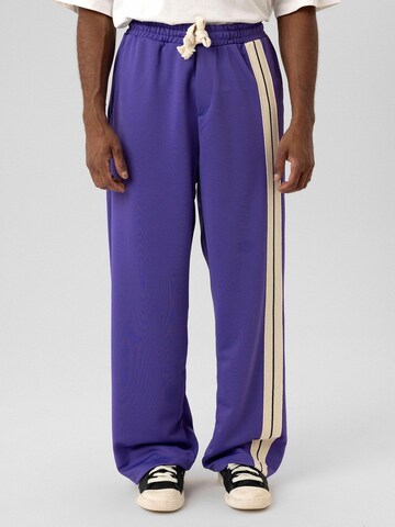 Loosefit Pantalon 'Victor' Dandalo en violet : devant