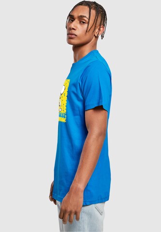 Merchcode Shirt 'Peanuts - Player' in Blauw