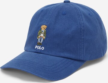 Chapeau Polo Ralph Lauren en bleu : devant