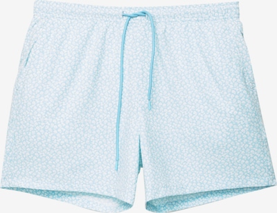 Pull&Bear Uimashortsit värissä vaaleansininen / valkoinen, Tuotenäkymä