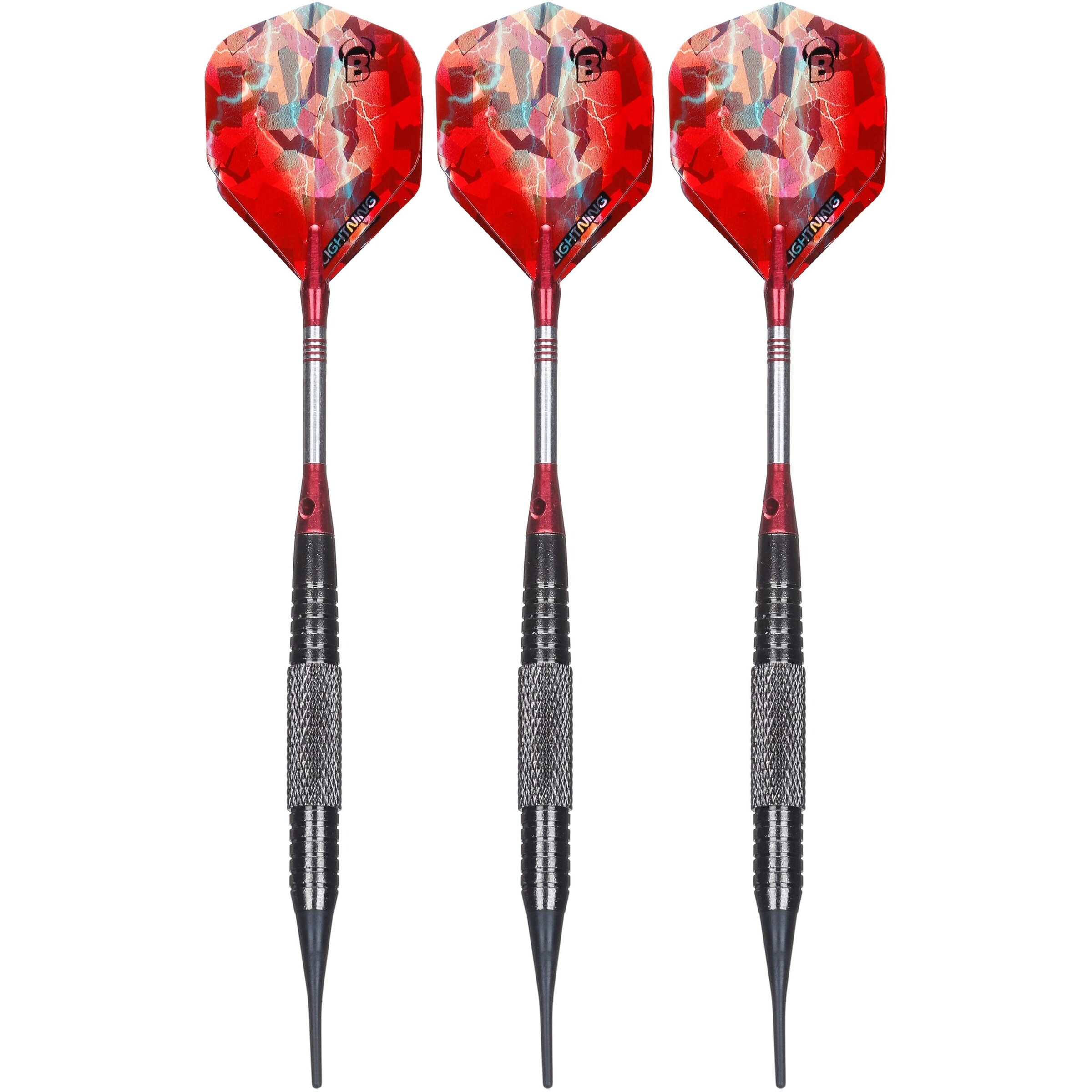 BULL'S Dartpfeil 'Aero' in Silber: Vorderseite