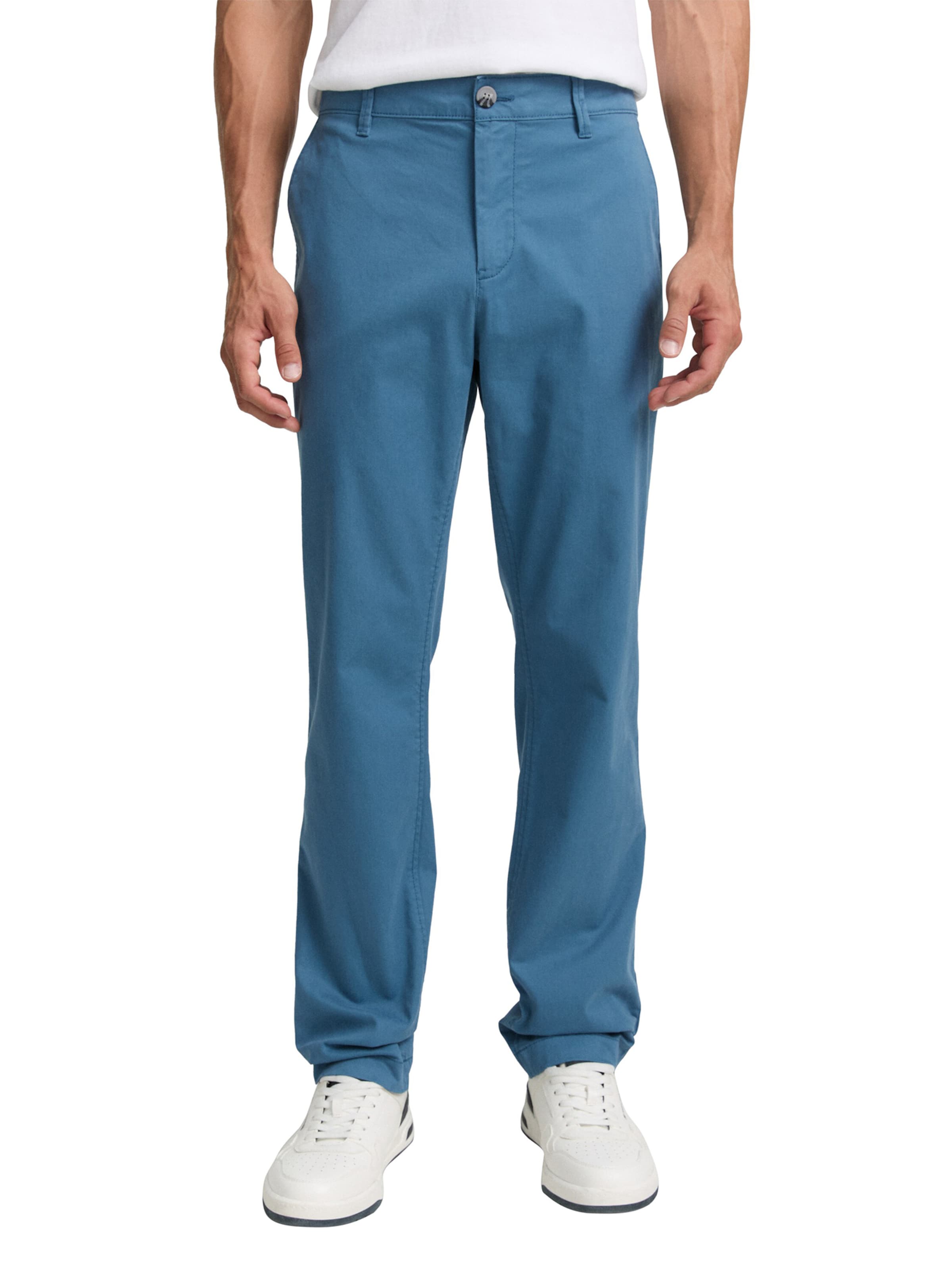TOM TAILOR Regular Chino in Blauw: voorkant