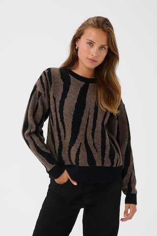 Pull-over 'KAbitzy' Kaffe en noir : devant