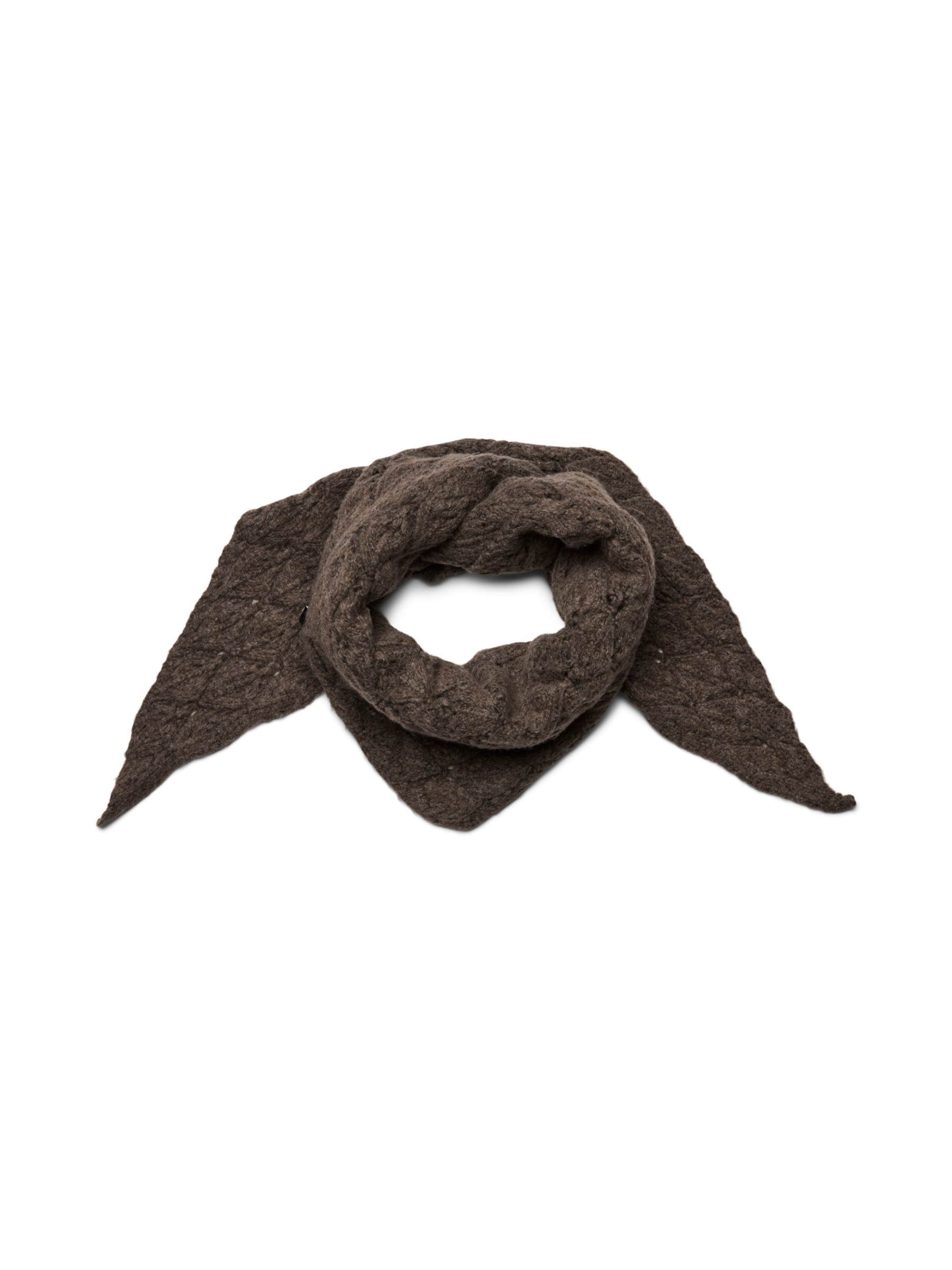 Foulard 'PCJoelle' di PIECES in marrone: frontale