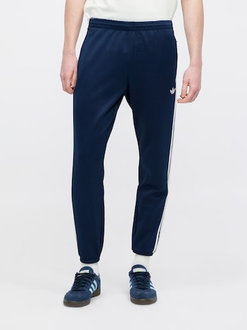 ADIDAS ORIGINALS Tapered Byxa 'SST' i blå: framsida