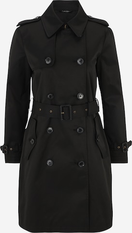 Manteau mi-saison Lauren Ralph Lauren Petite en noir : devant