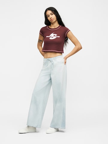 BILLABONG Tričko 'SUPALOVE' – hnědá