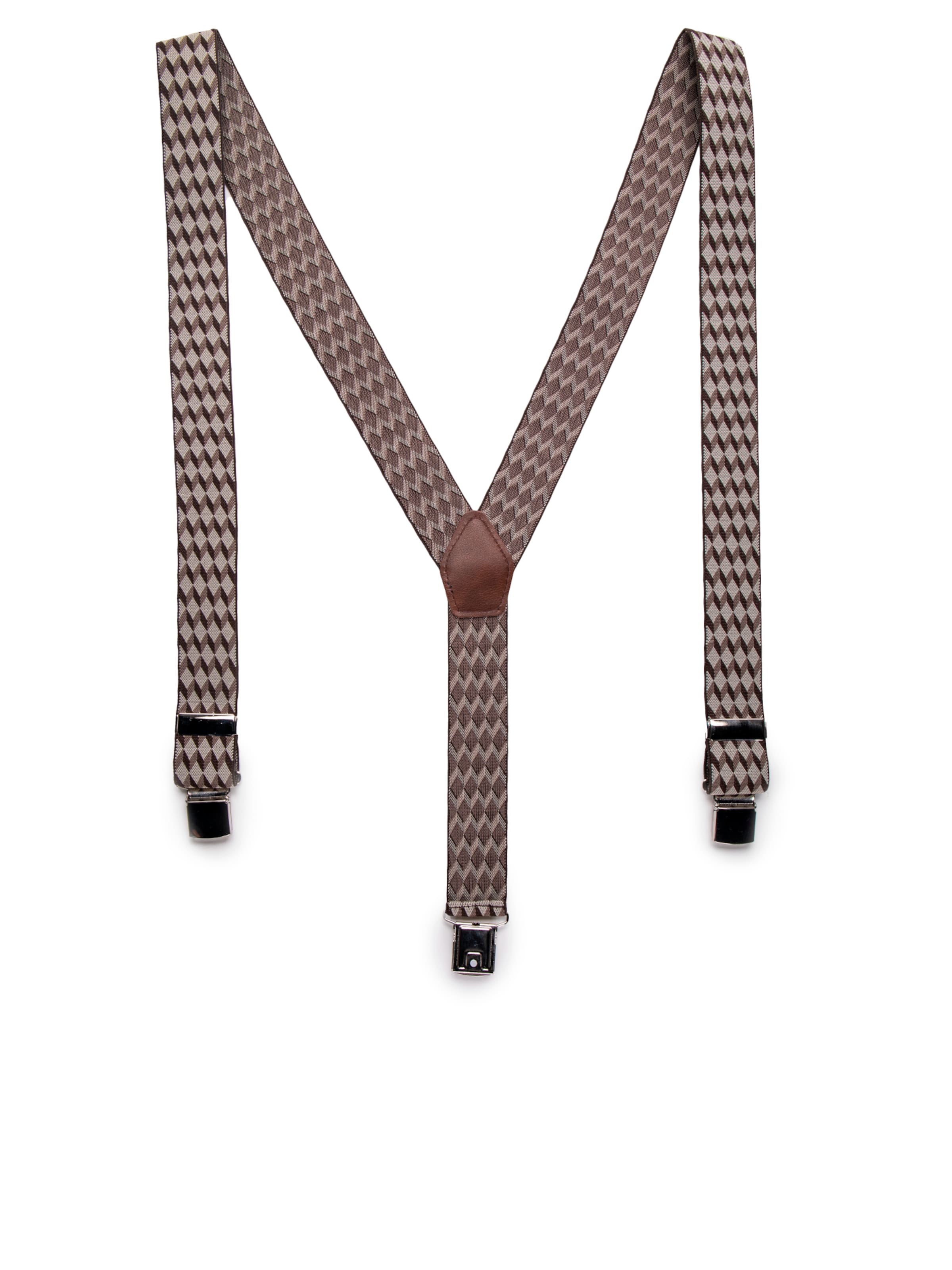 Bretelles de pantalon 'Hugo' nae Vegan Shoes en marron : devant