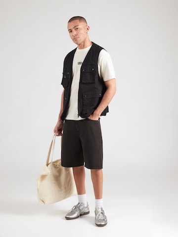 bēšs Kaotiko T-Krekls 'CLOSE SESSION'