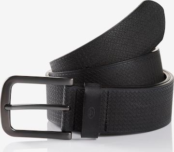 TOM TAILOR Belt 'ARTHUR' in Black: front