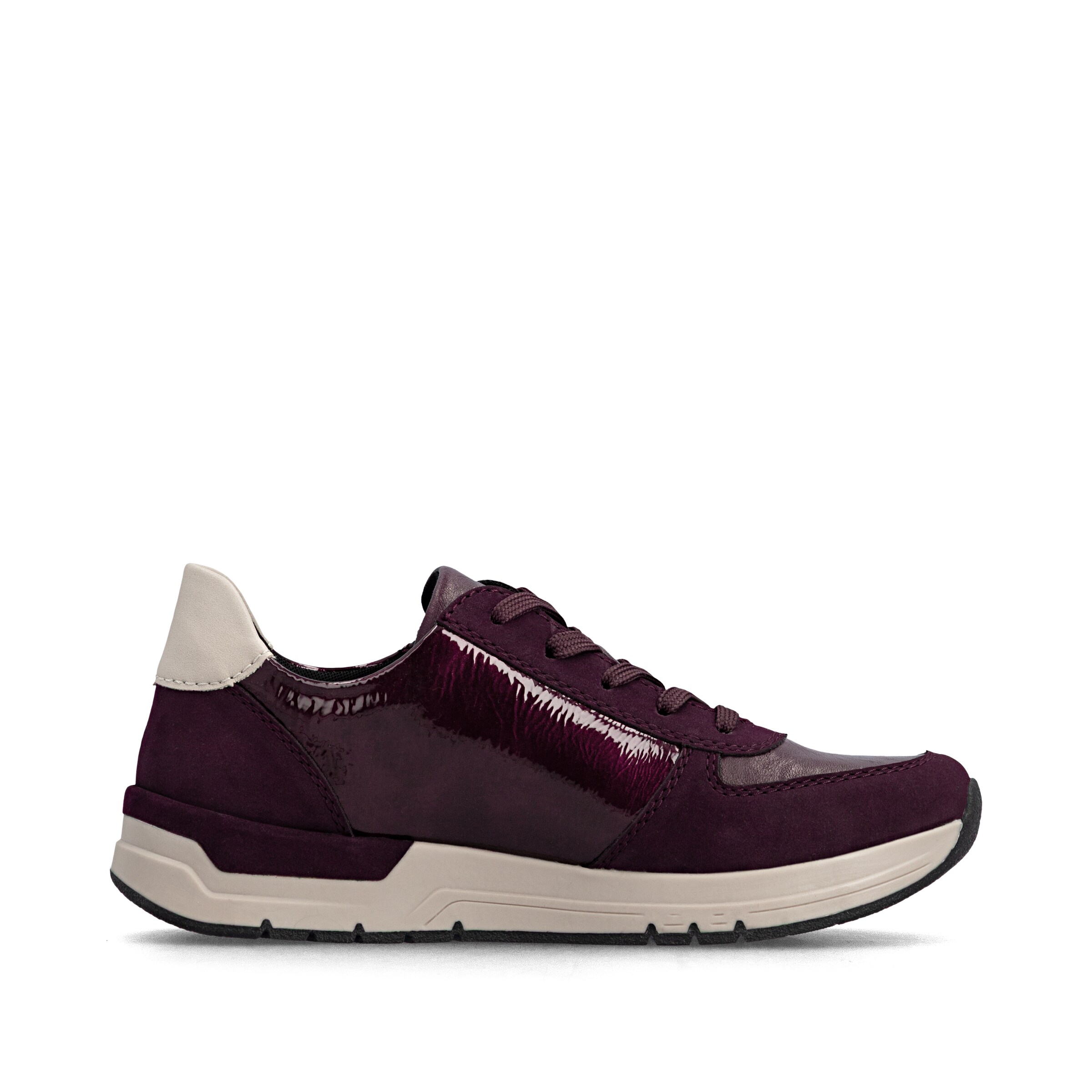 Baskets basses Rieker en rouge