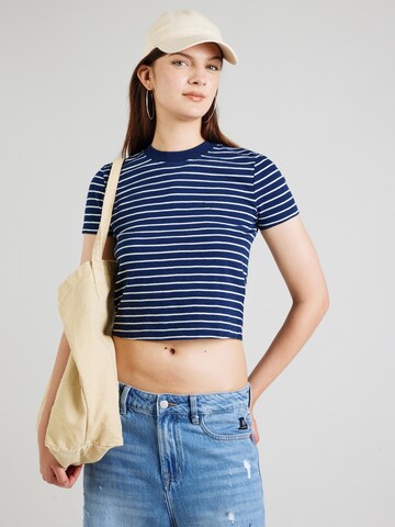 T-shirt Lee en bleu : devant